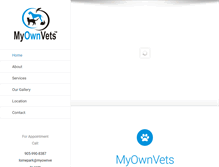 Tablet Screenshot of myownvets.com